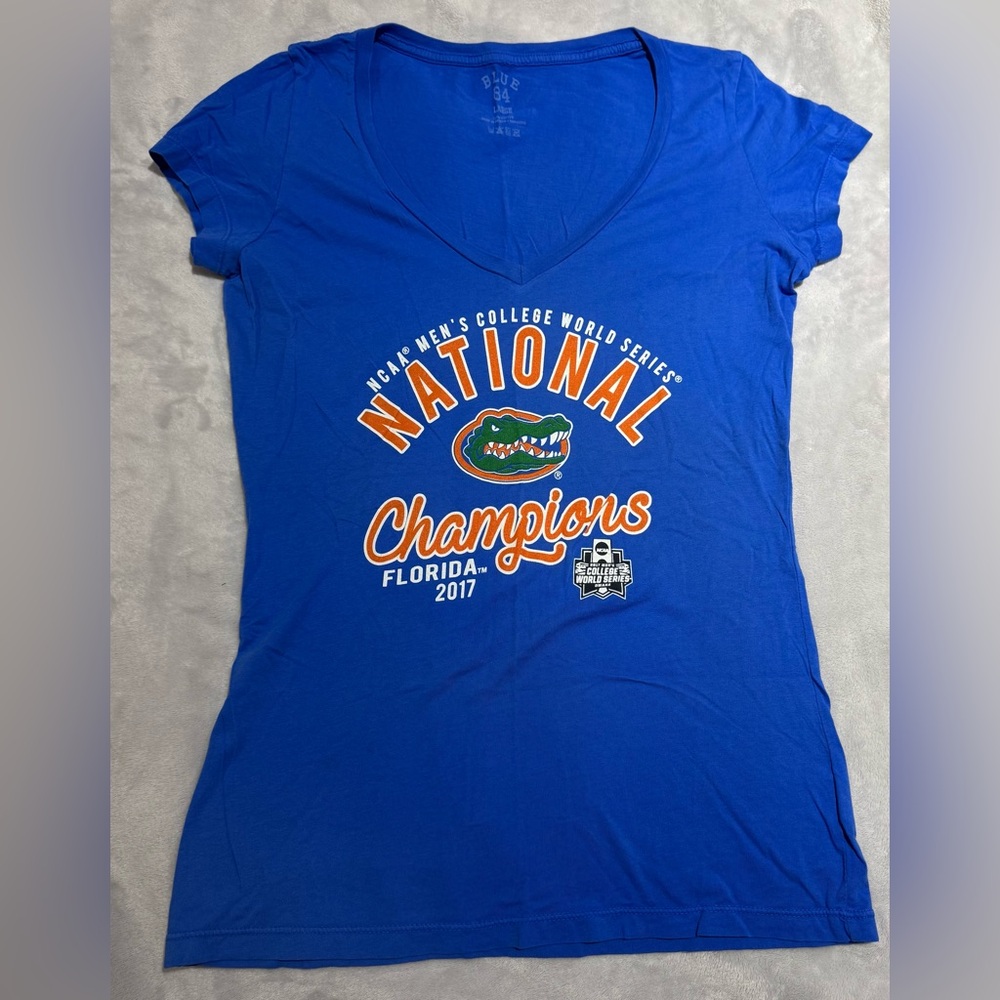 Blue National Champions Women's Top